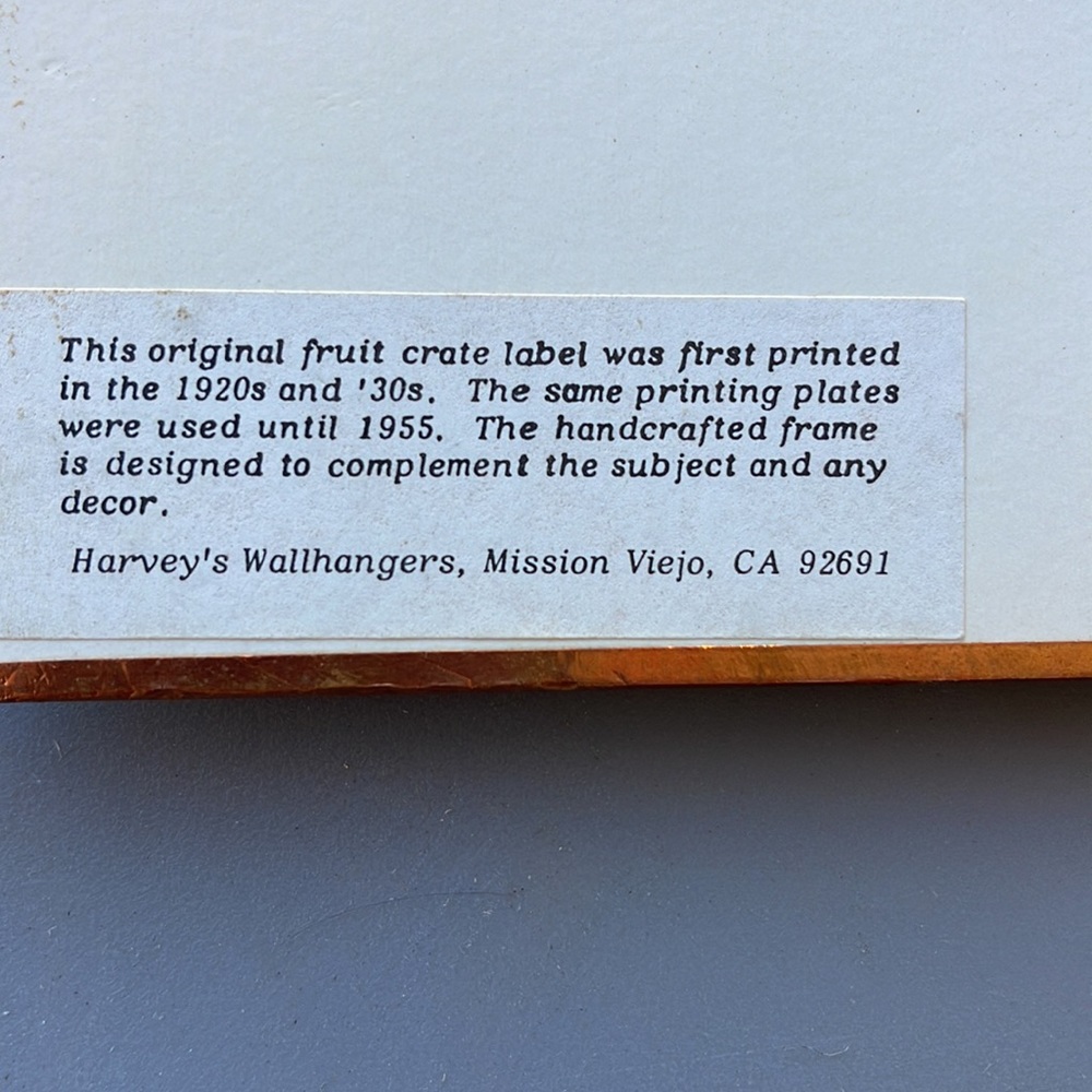 Avenue Orange Crate label Riverside County California Victoria Euclid Avenue - Picture 3 of 5